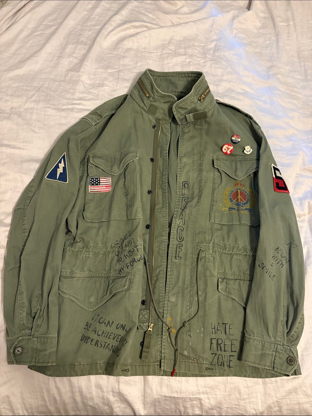 Polo RL M-67 Military Coat - Picture 2 of 15